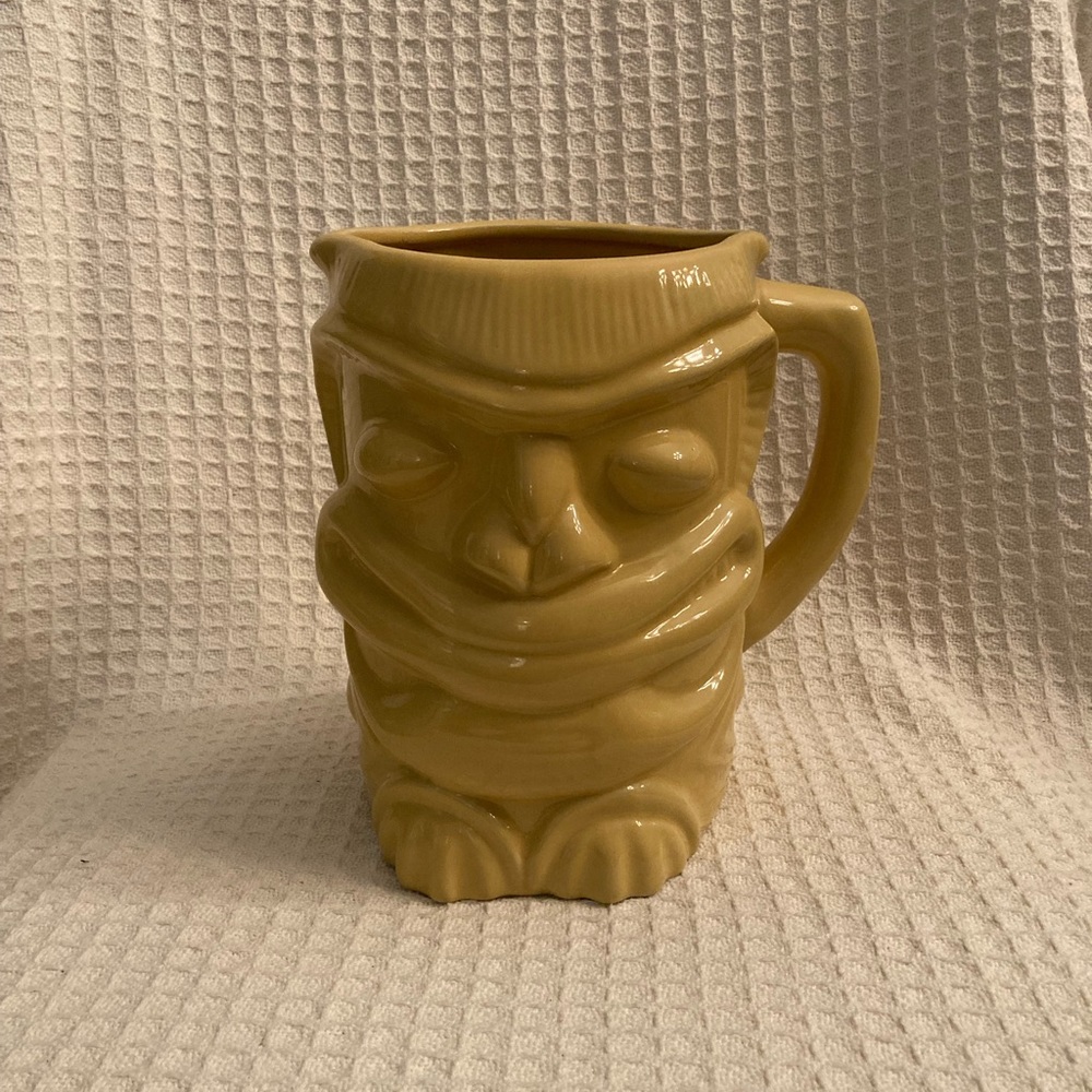 Designpac Ceramic Golden Buttery Color Large Tiki Pitcher